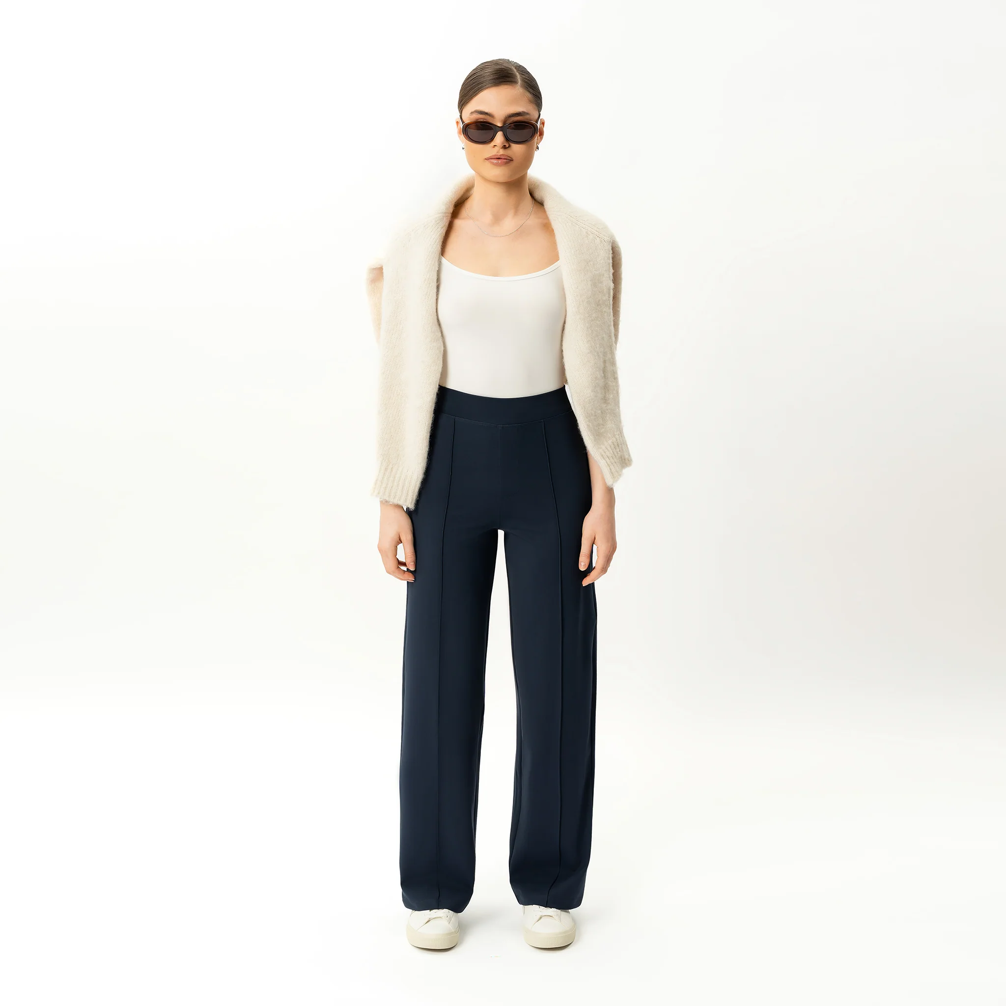 Asana Relaxed Front Crease Pant - Image 2