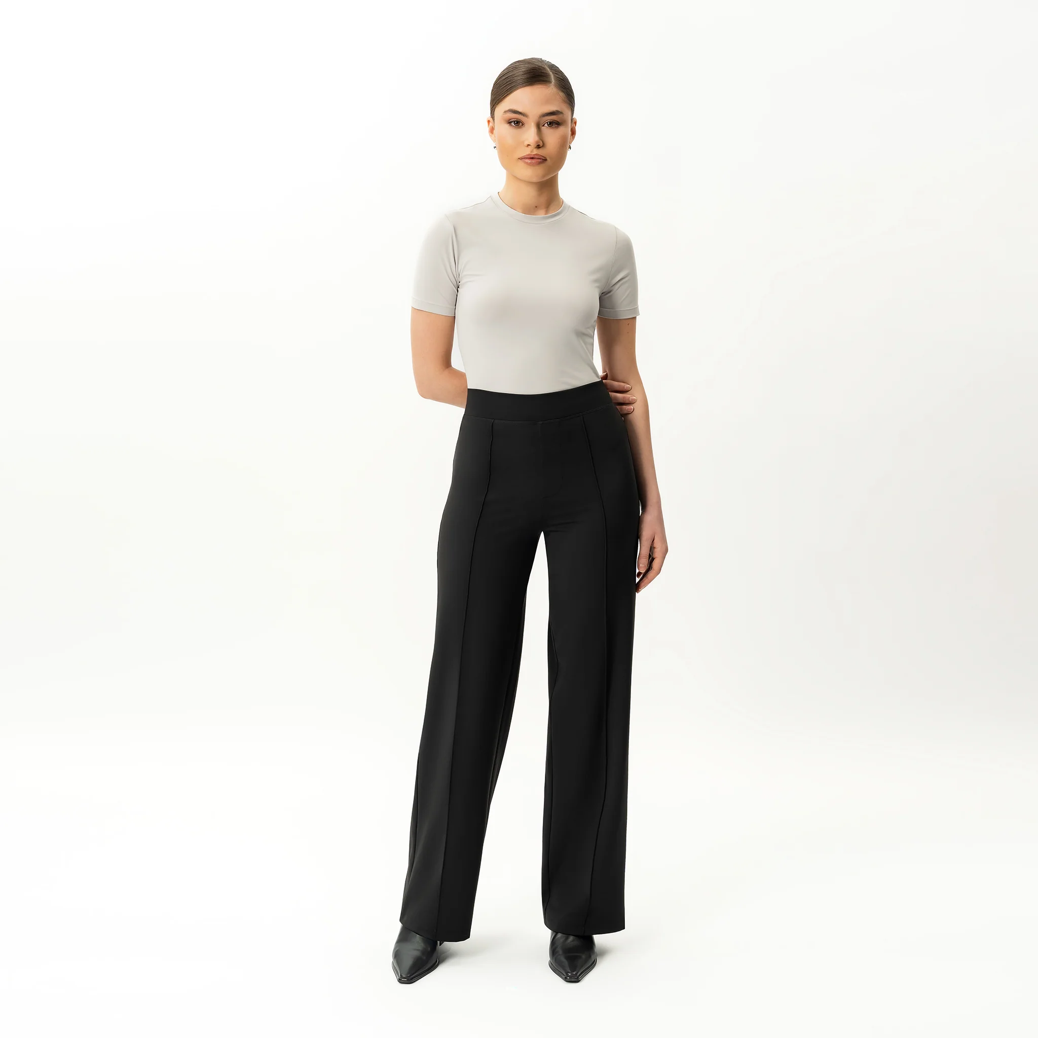 Asana Relaxed Front Crease Pant - Image 7