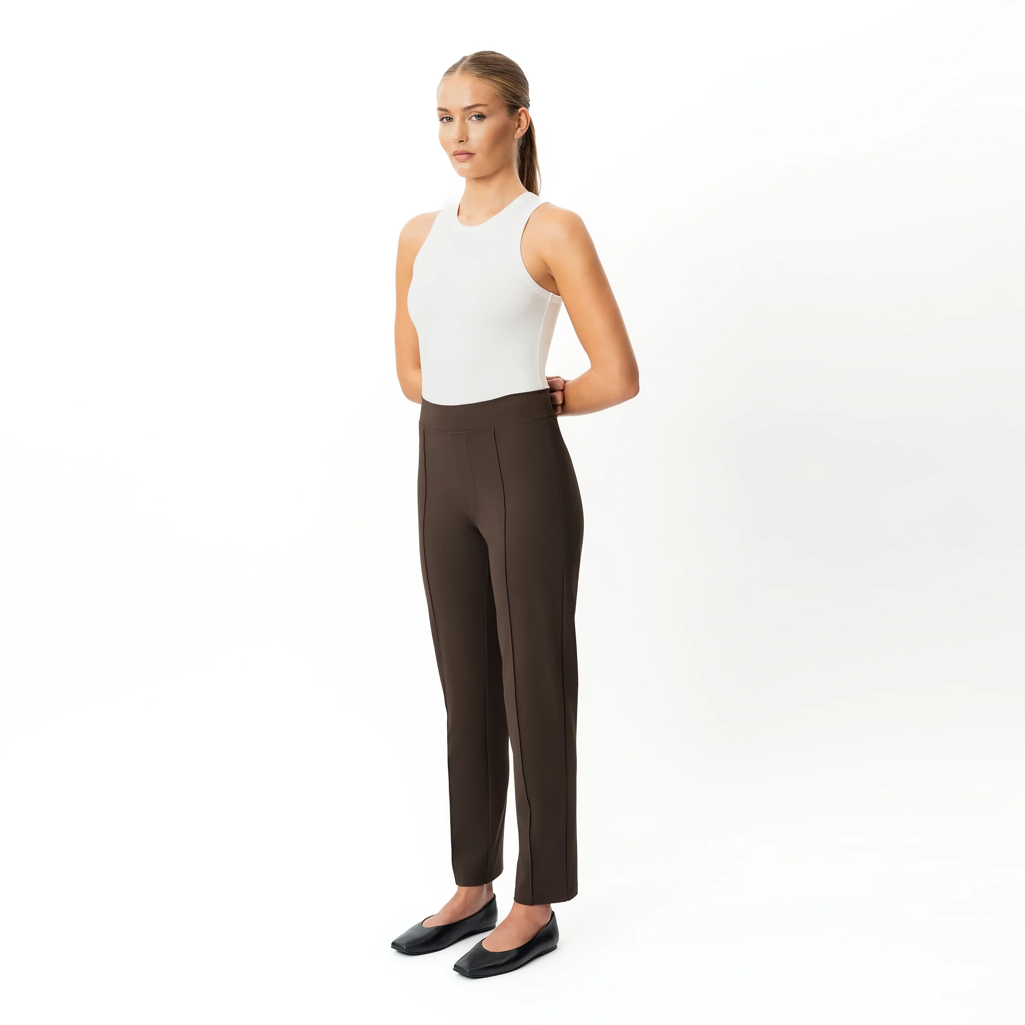 Asana Slim Front Crease Pant - Image 5