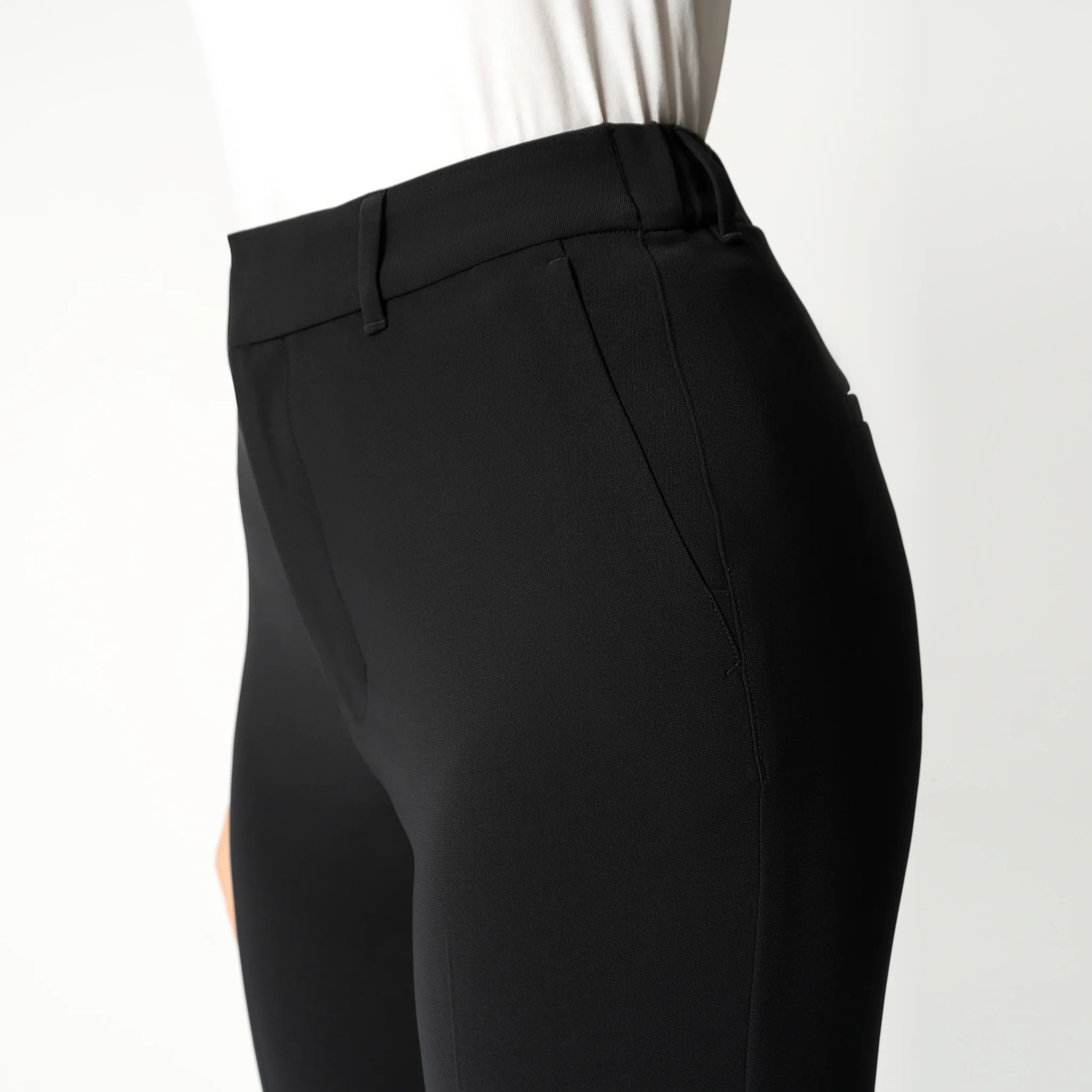 Crepe Bootcut Trouser - Image 4