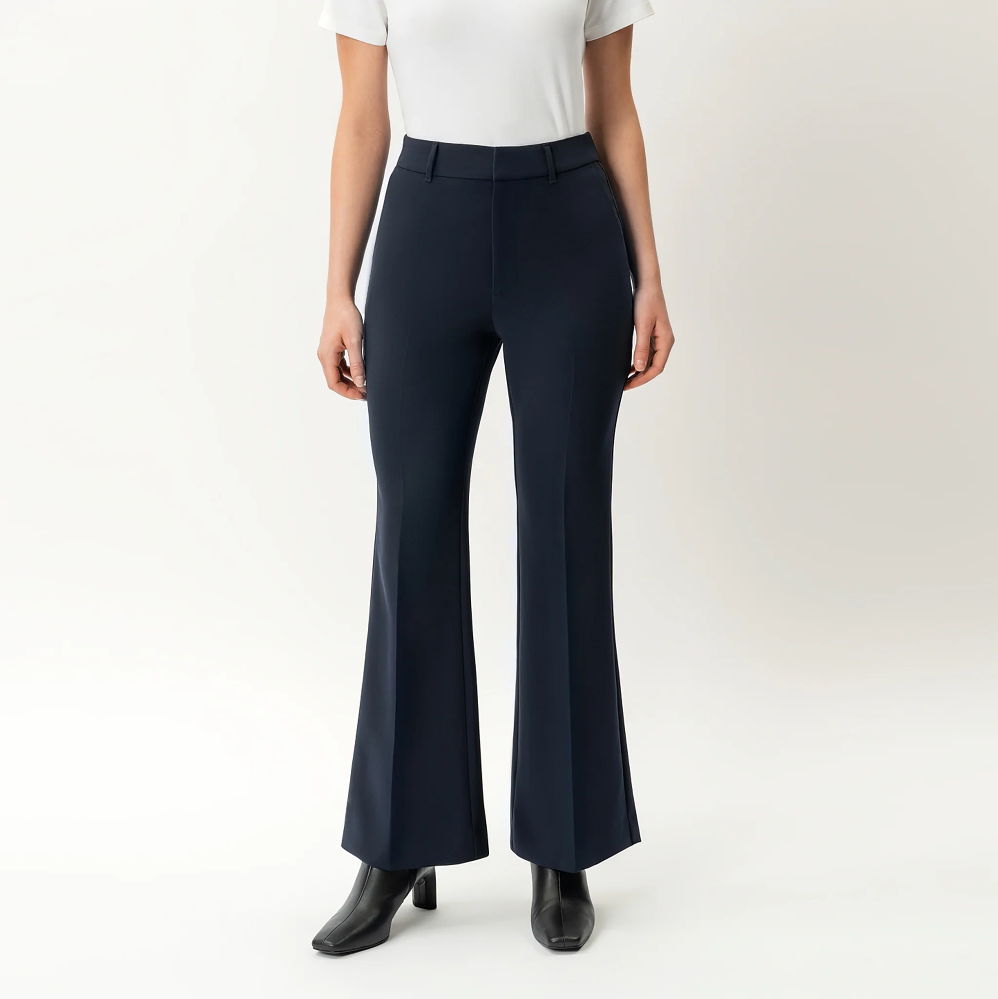 Crepe Bootcut Trouser