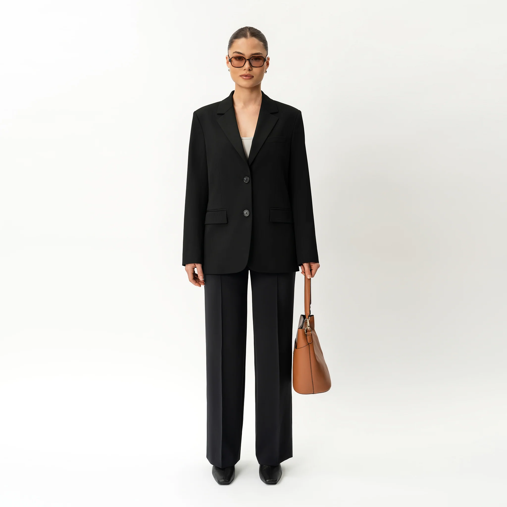 Crepe Relaxed Trouser - Image 8