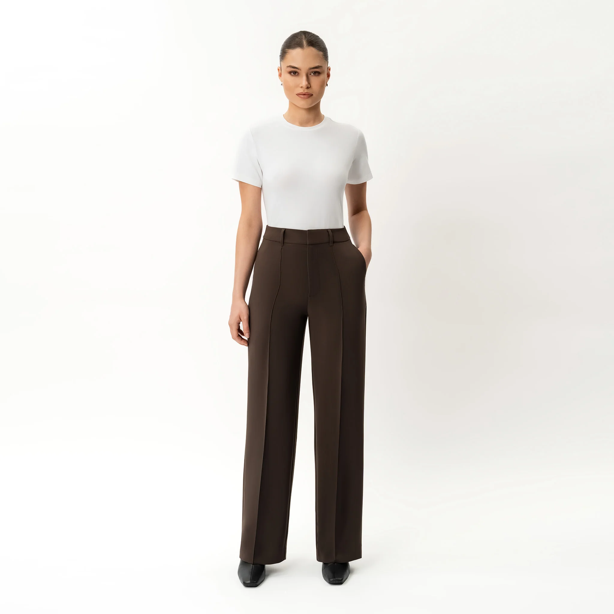 Crepe Relaxed Trouser - Image 6