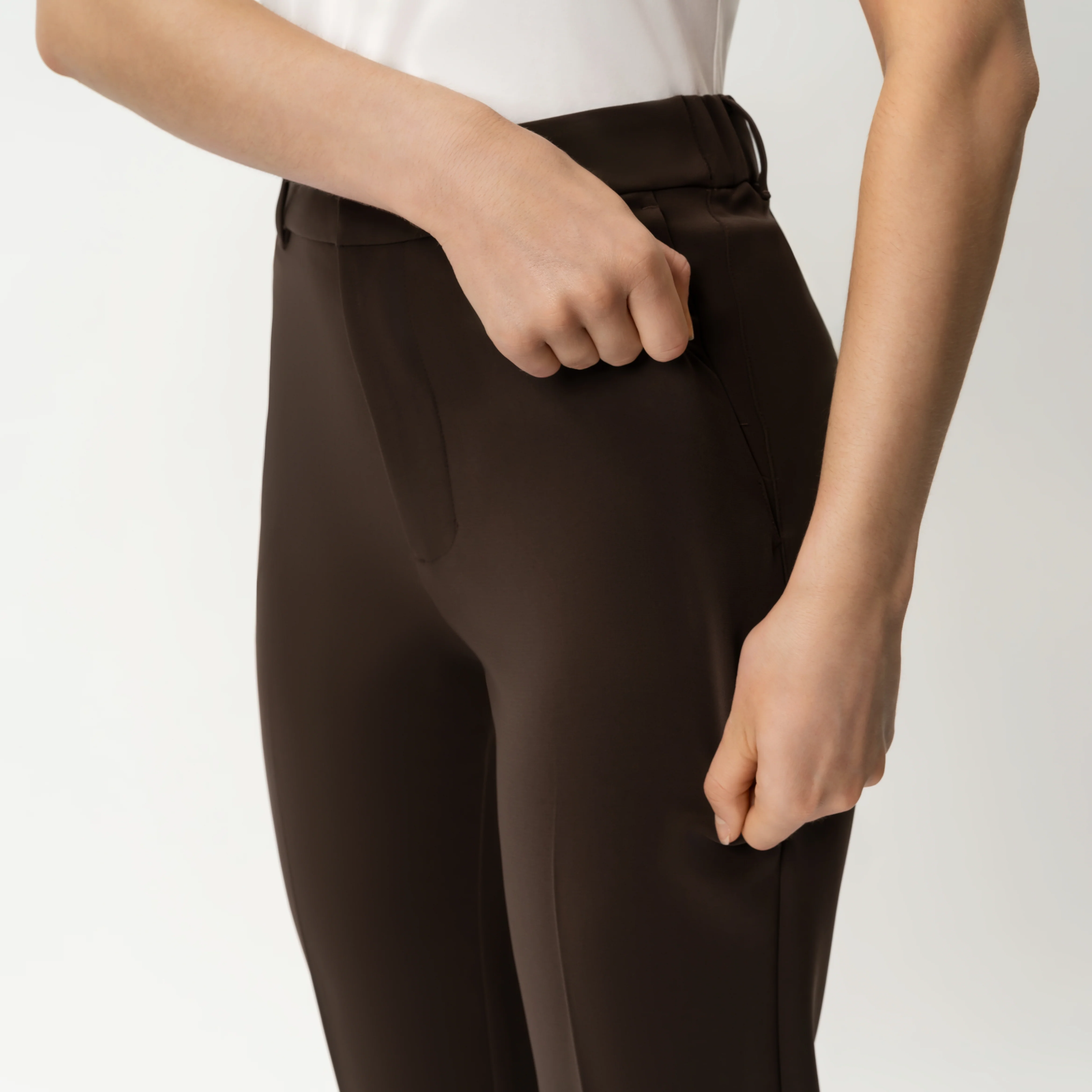 Crepe Slim Trouser - Image 3