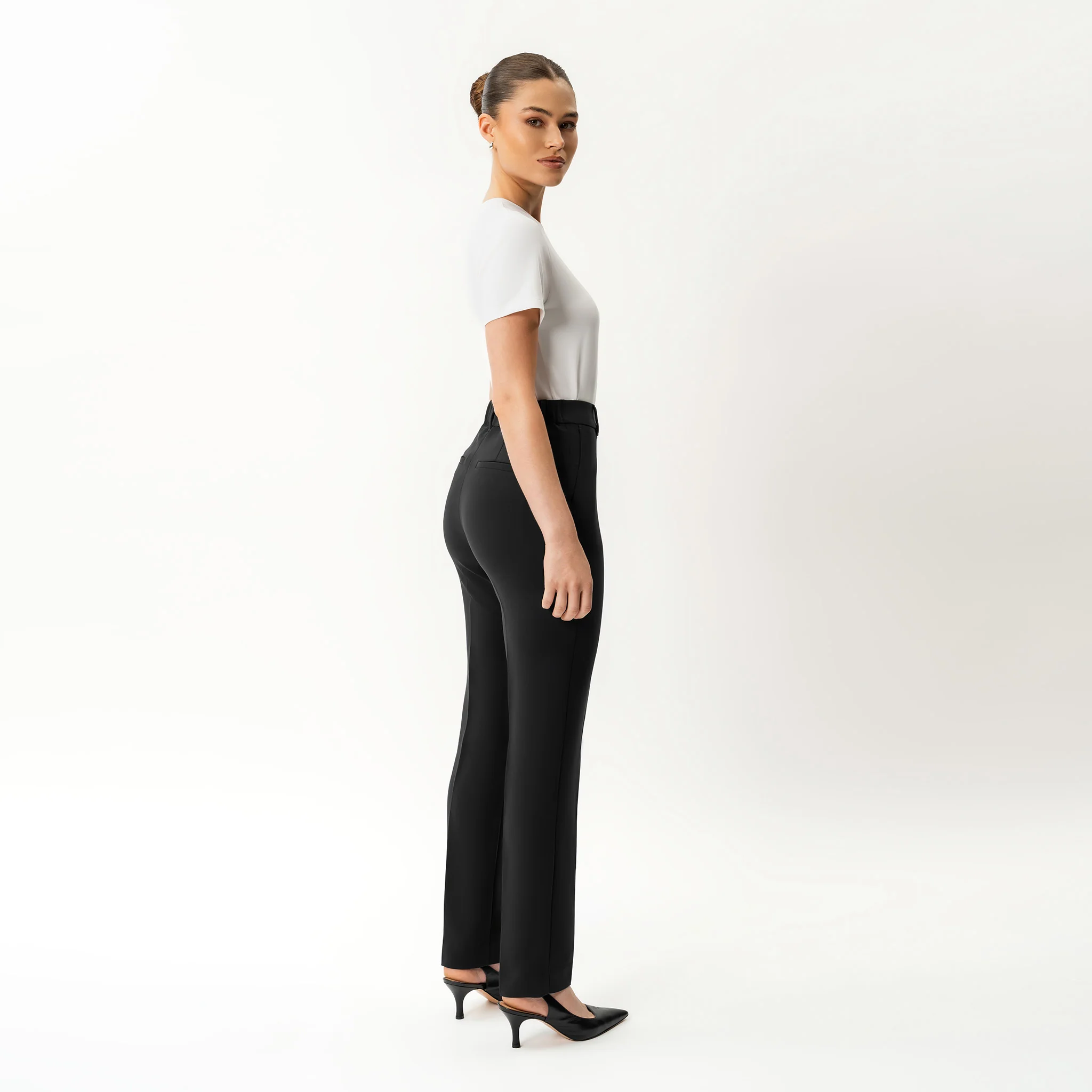 Crepe Slim Trouser - Image 4