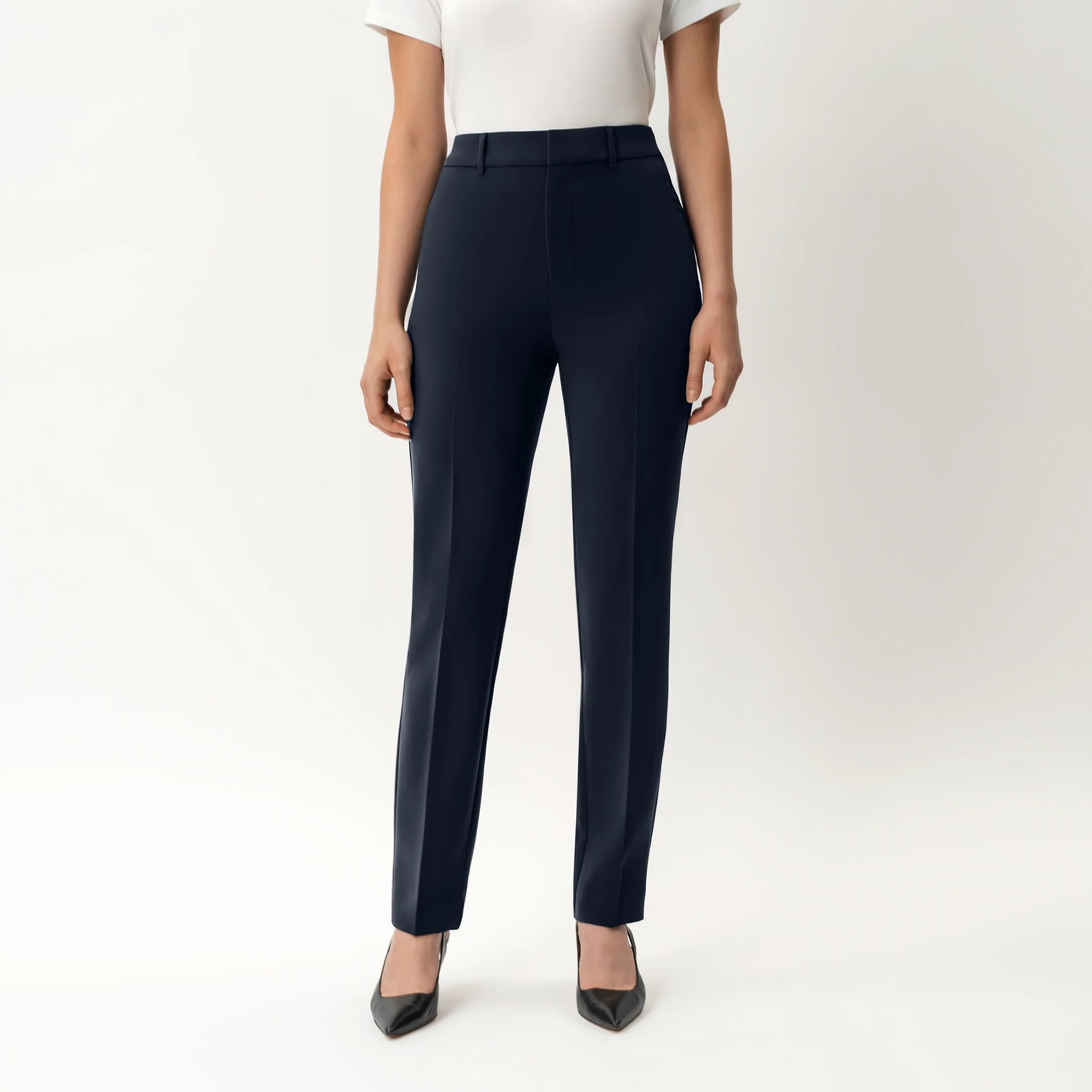 Crepe Slim Trouser