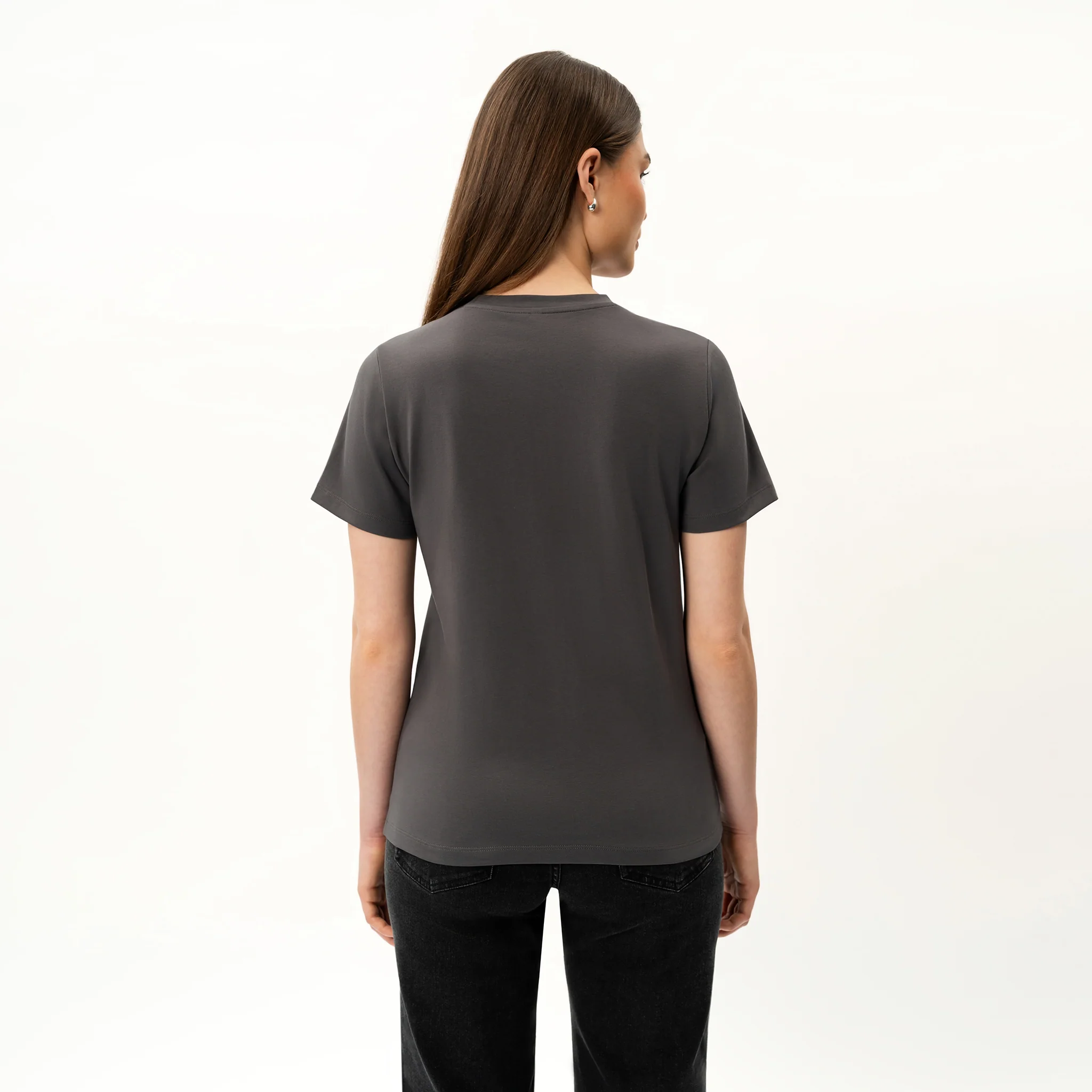 Fitted Pima T-shirt - Image 3