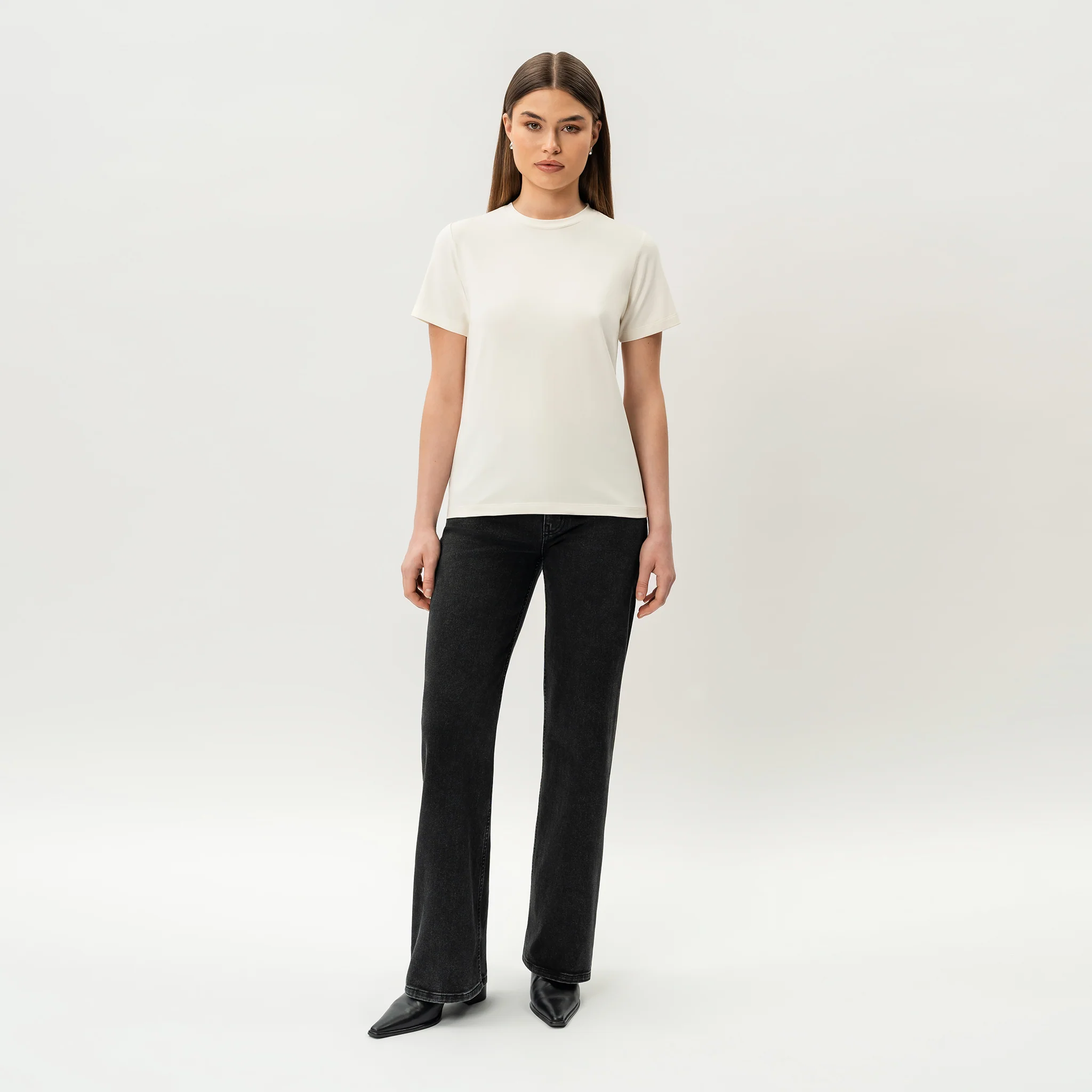Fitted Pima T-shirt - Image 3