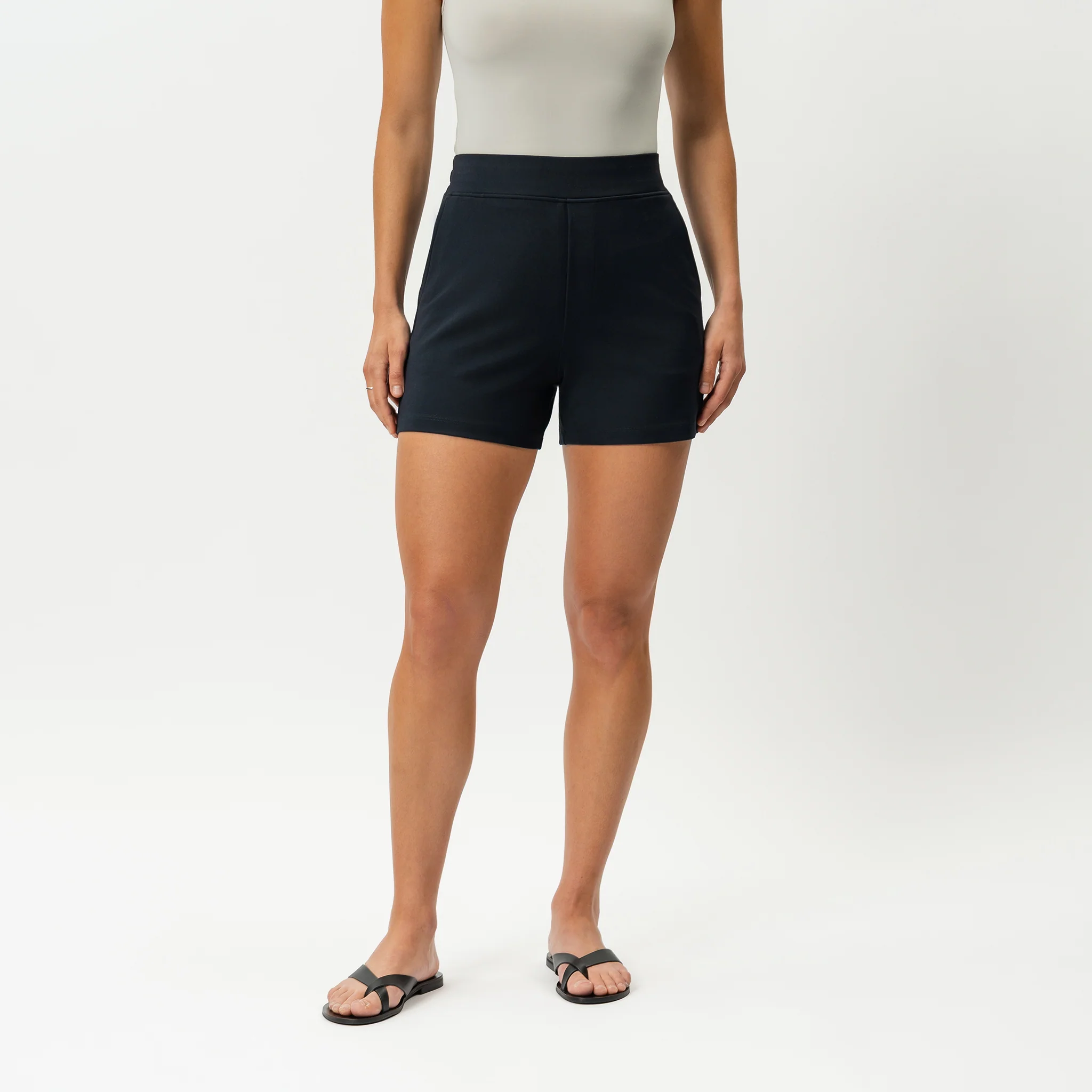Light Ponte Shorts