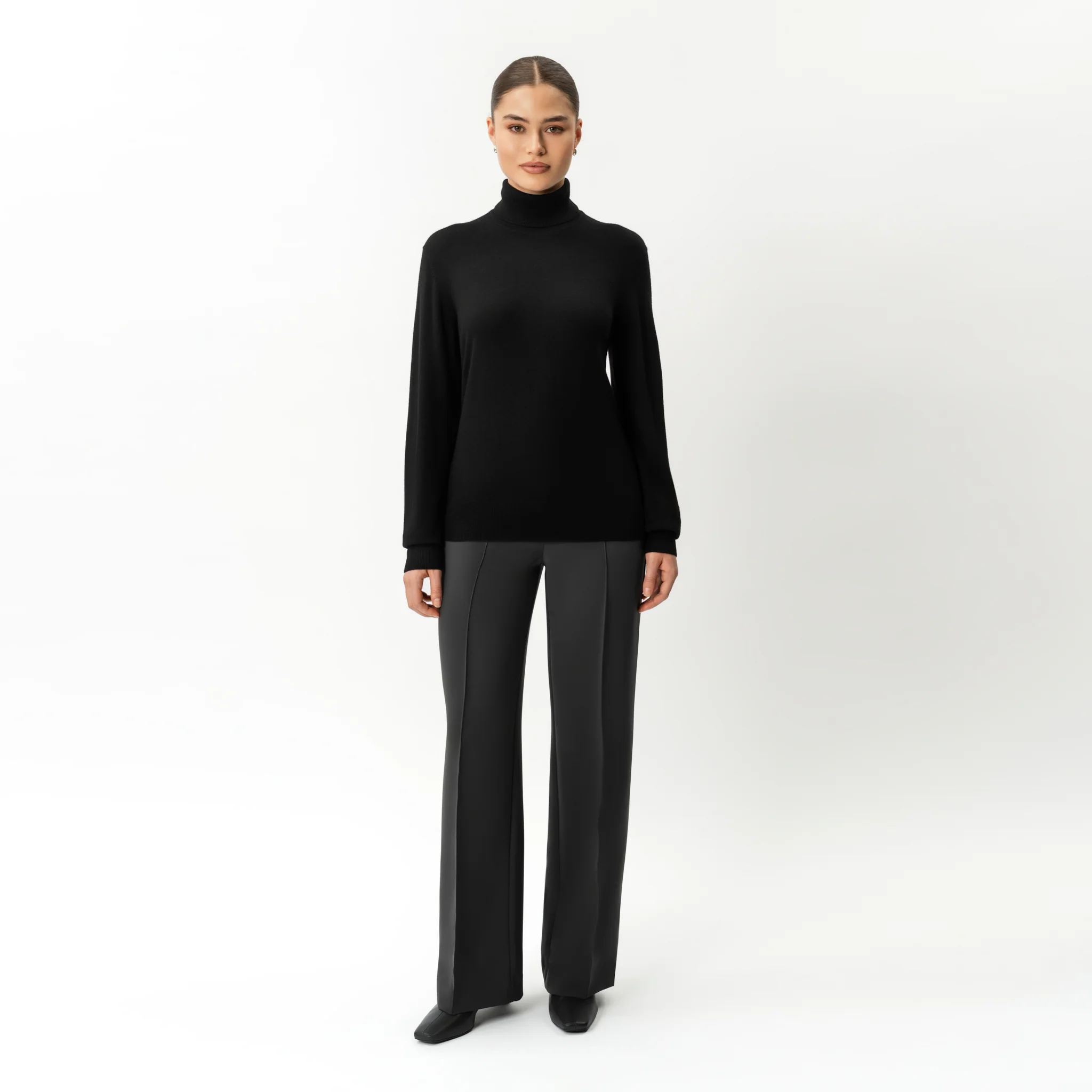 Merino Wool Relaxed Turtleneck - Image 5