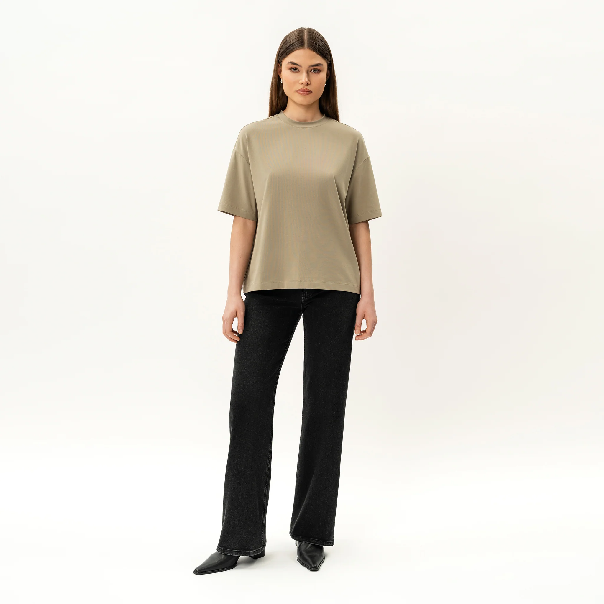 Oversized Boxy Pima T-shirt - Image 6