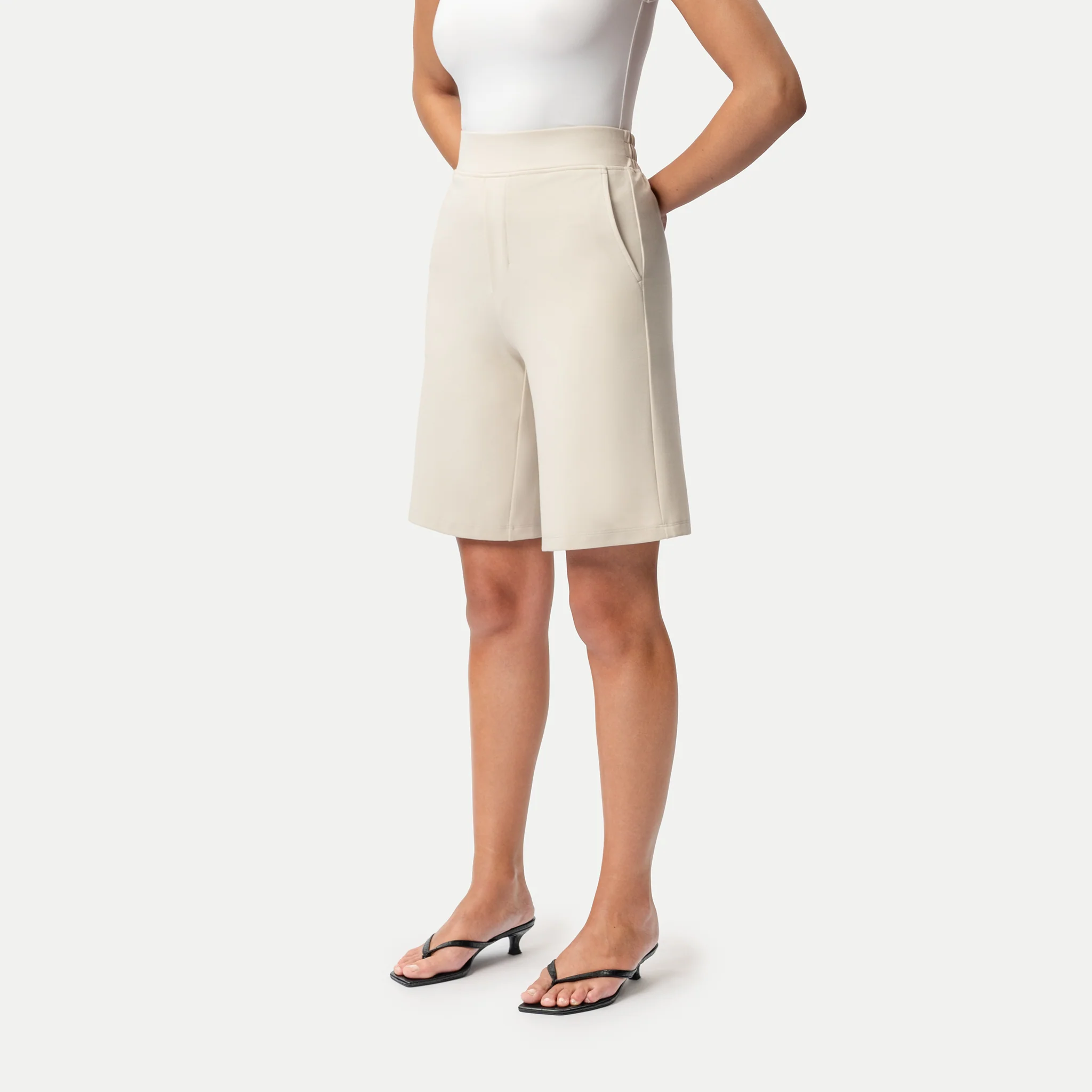 Light Ponte Shorts - Image 26