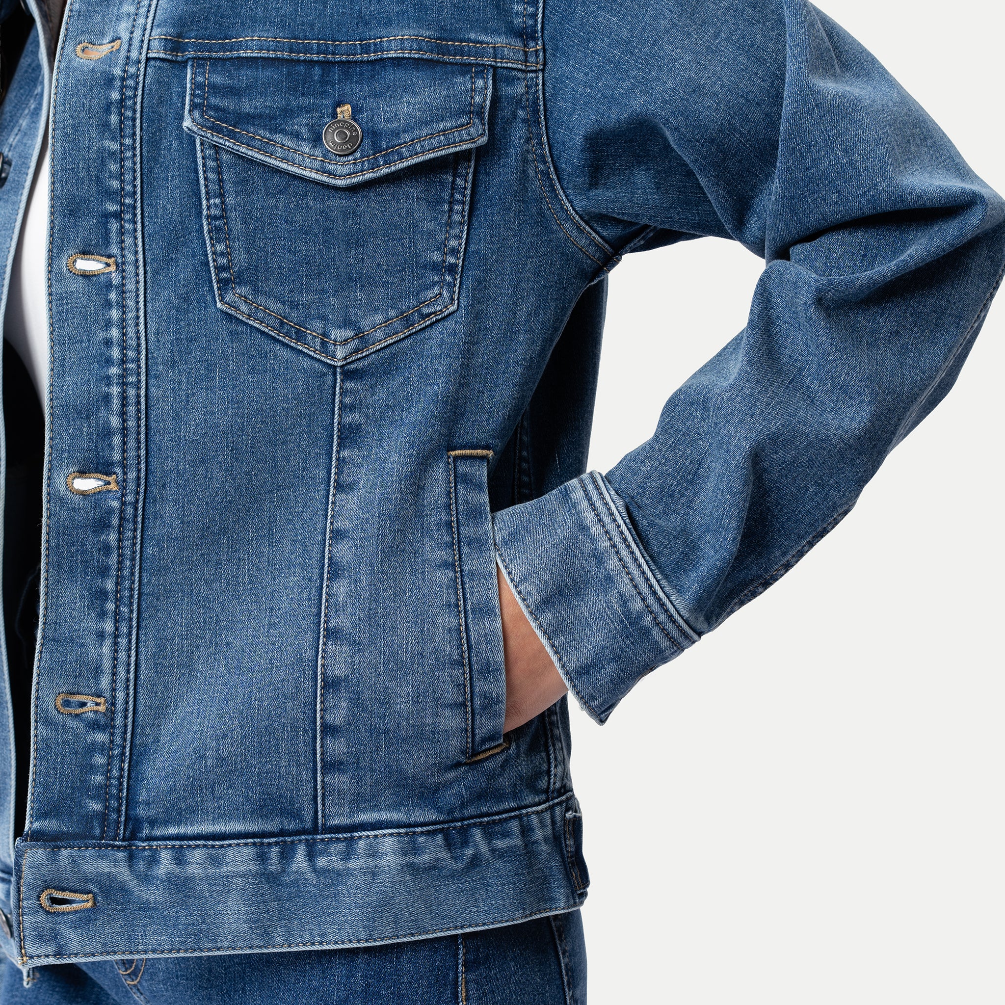 Stretchy ComfortDenim™ Jacket - Image 5