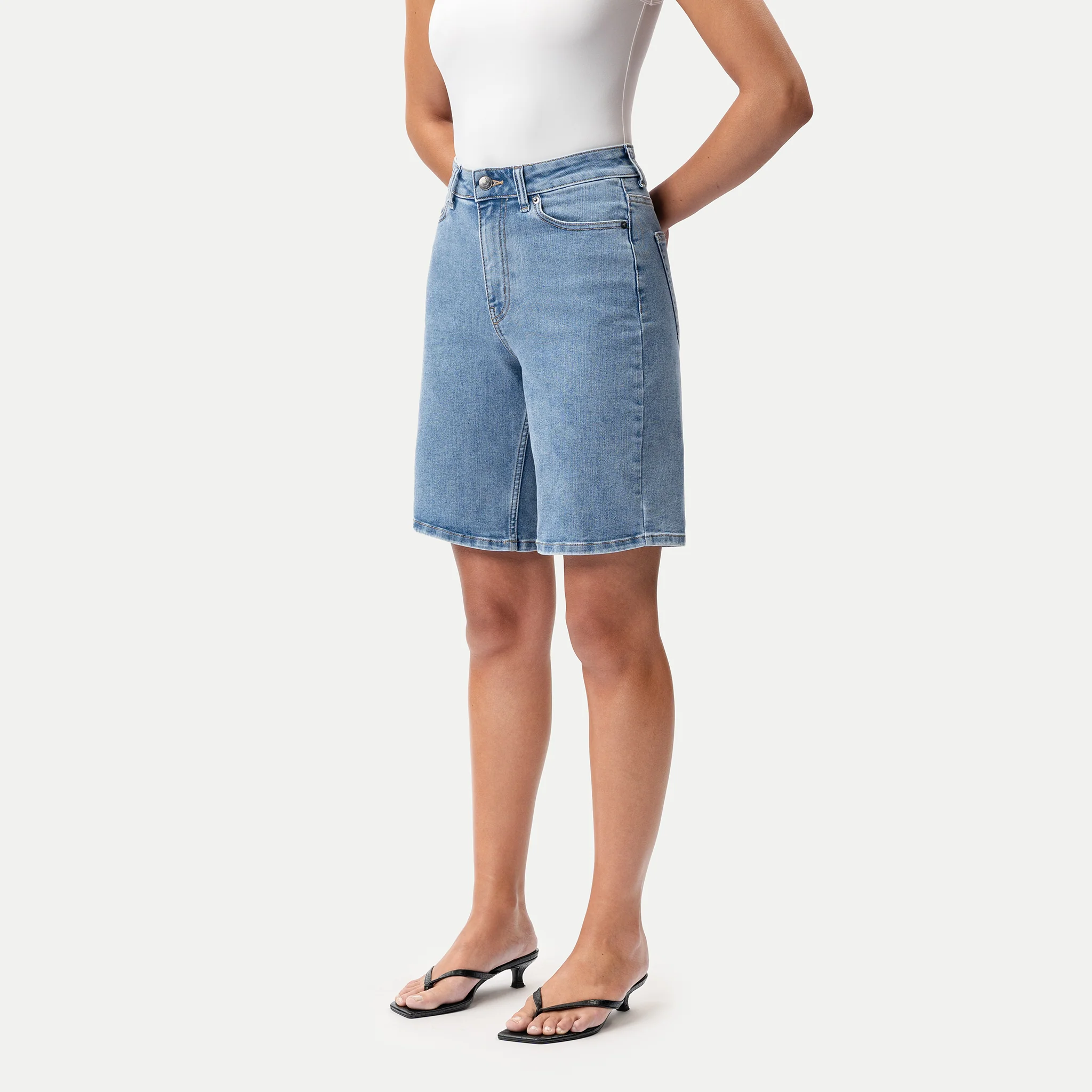 Stretchy ComfortDenim™ Shorts - Image 15