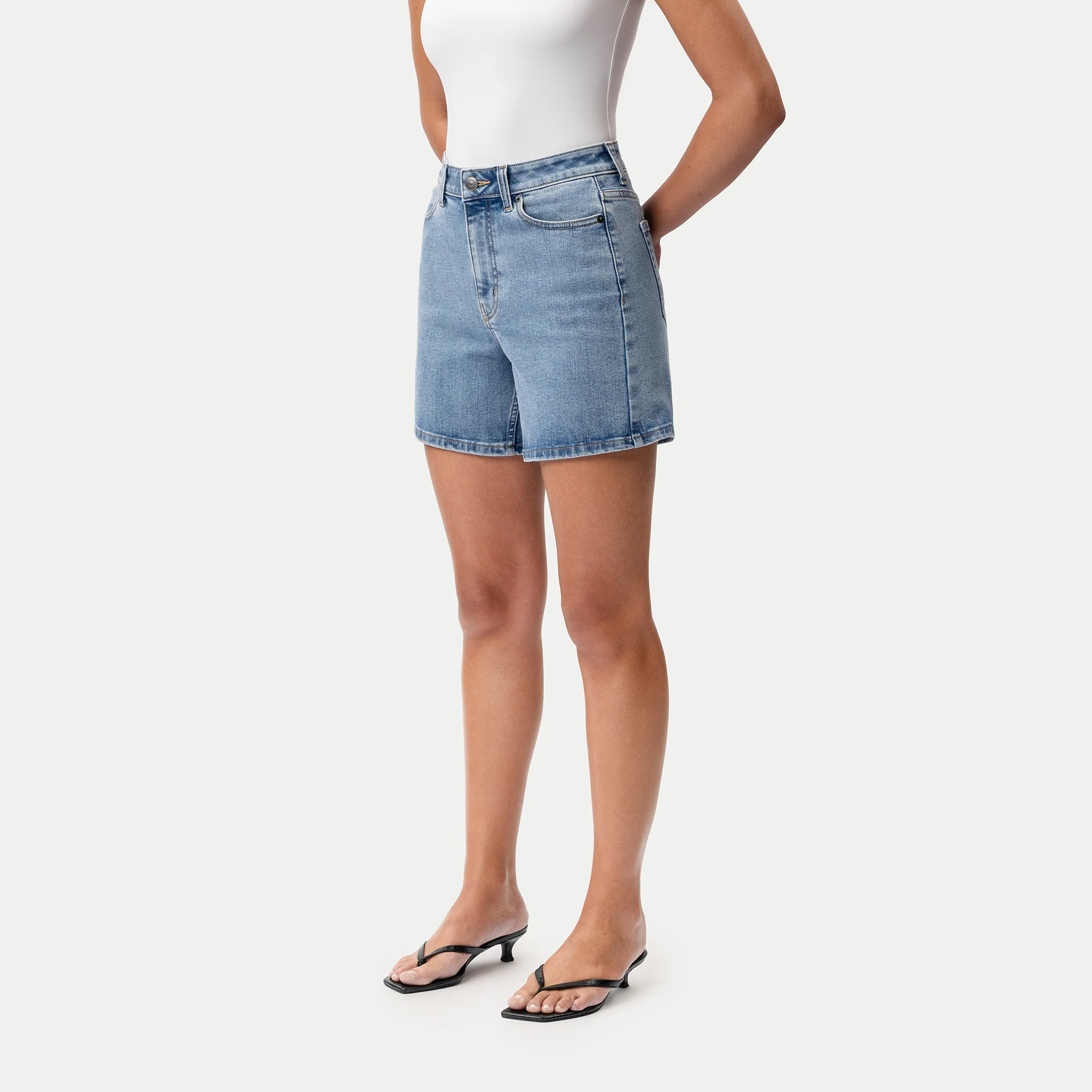 Stretchy ComfortDenim™ Shorts - Image 5