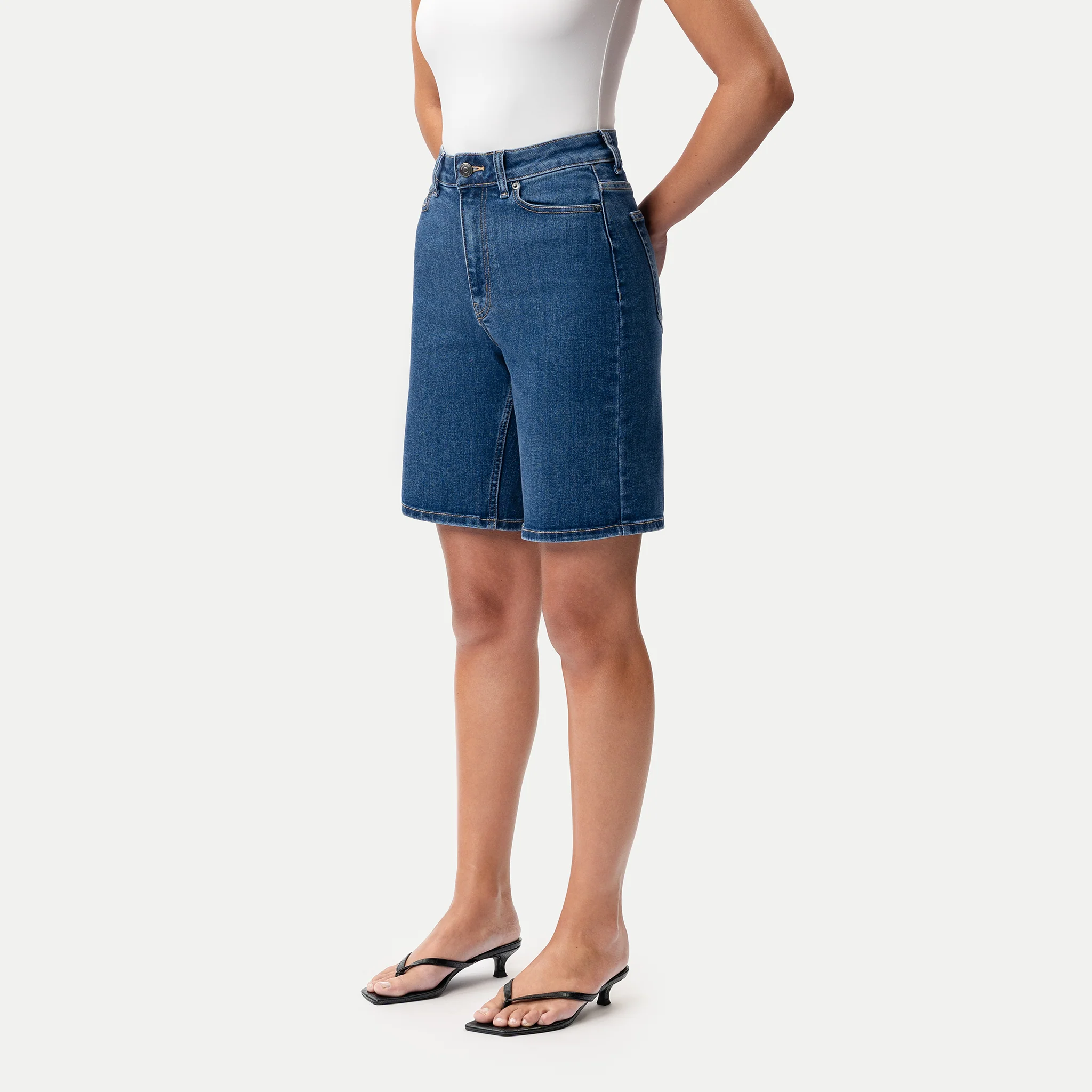 Stretchy ComfortDenim™ Shorts - Image 13