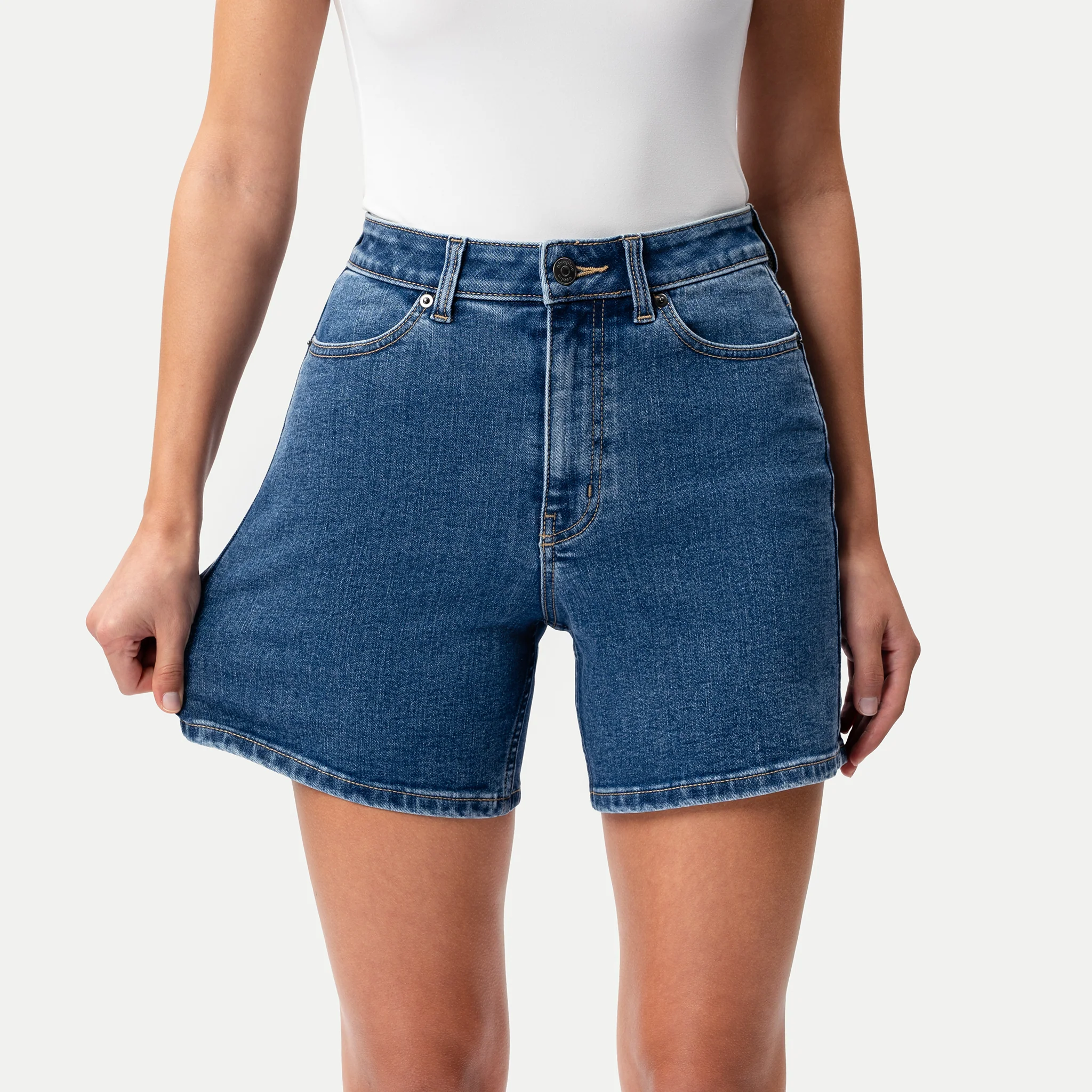 Stretchy ComfortDenim™ Shorts - Image 3