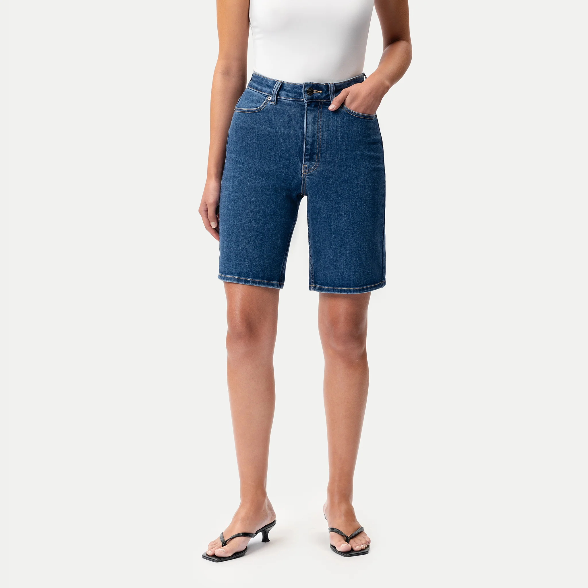 Stretchy ComfortDenim™ Shorts - Image 8