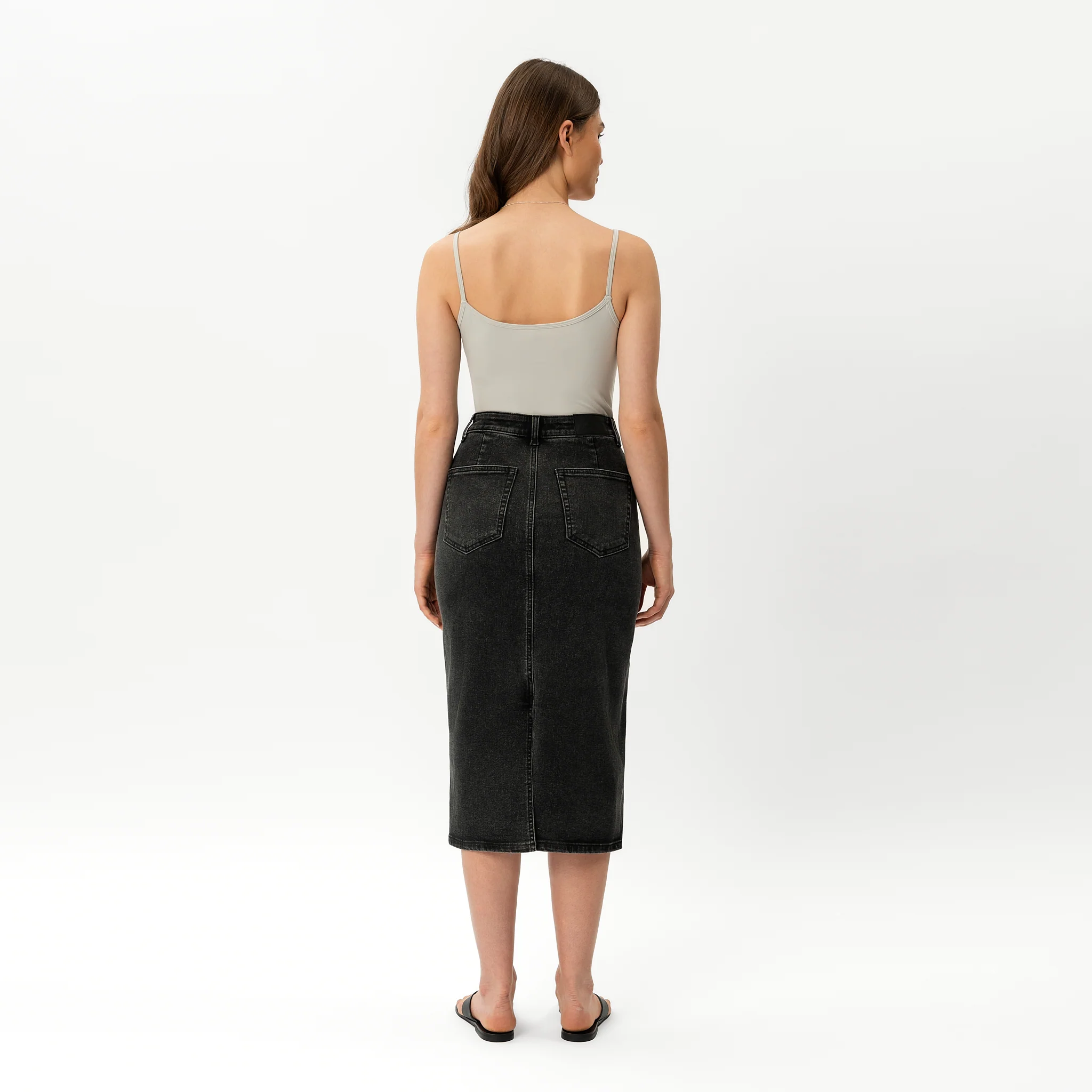 Stretchy ComfortDenim™ Skirt - Image 3