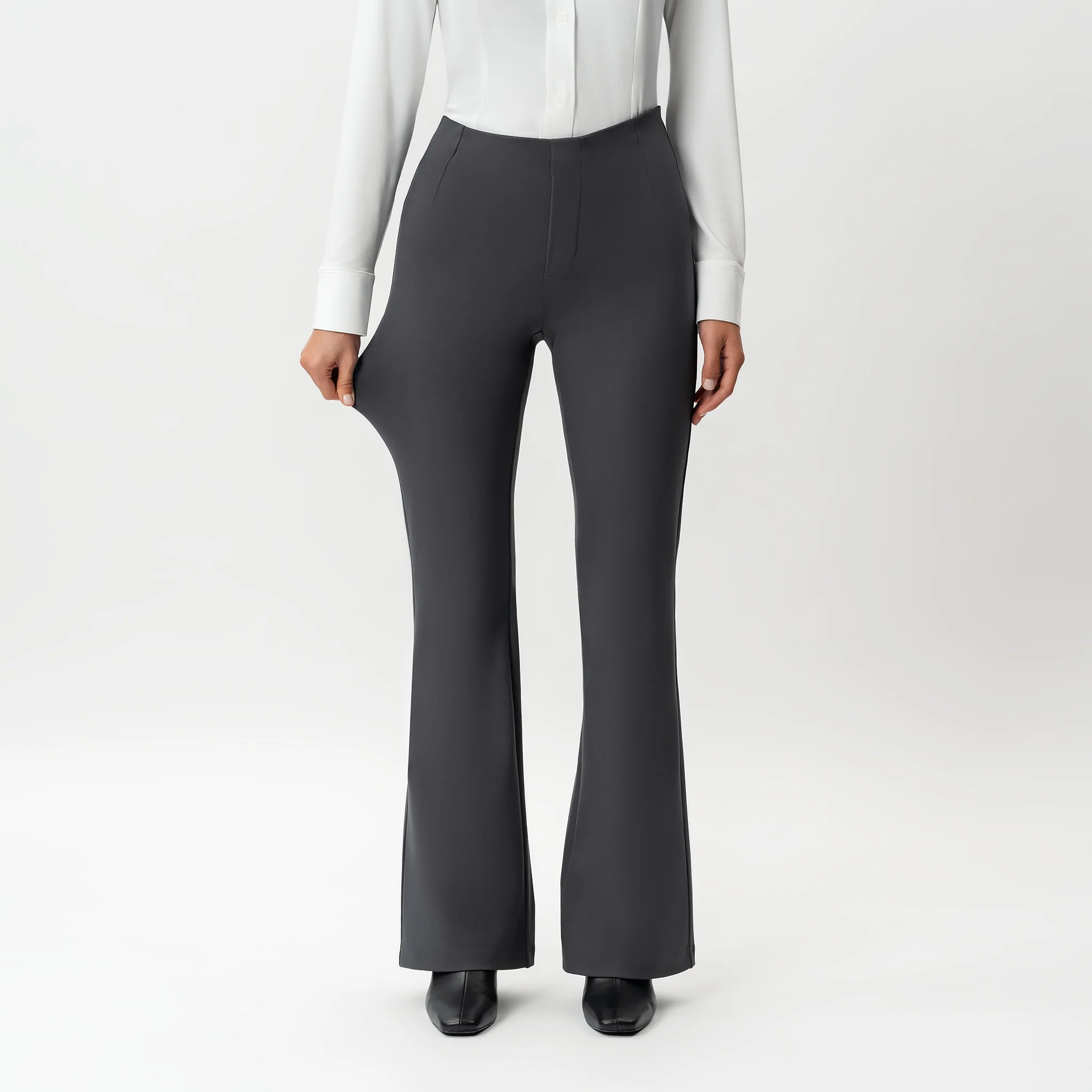 Tailored Ponte Bootcut Trouser - Image 3