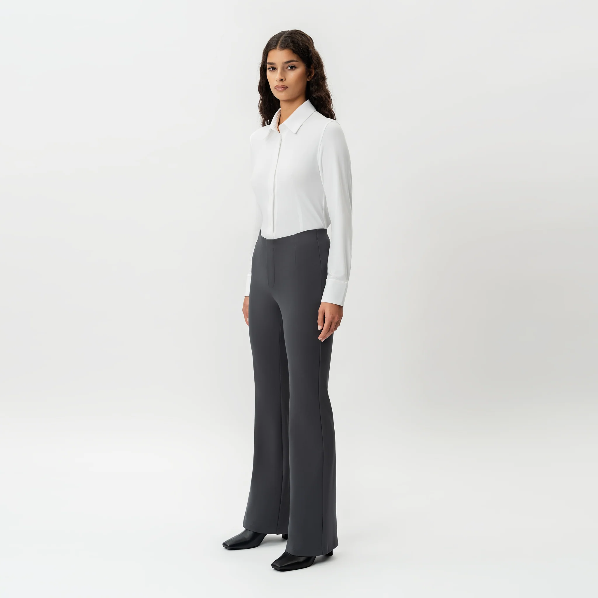 Tailored Ponte Bootcut Trouser - Image 6