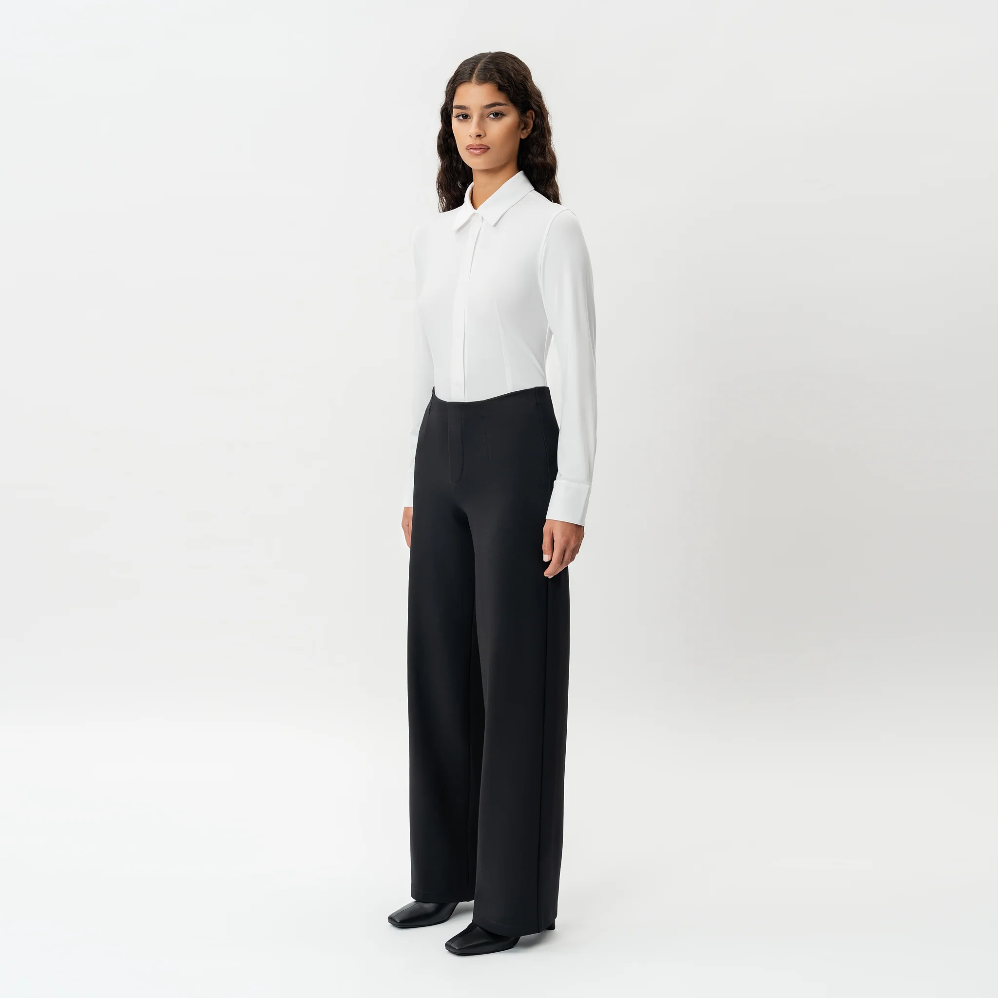 Tailored Ponte Relaxed Trouser - Image 7