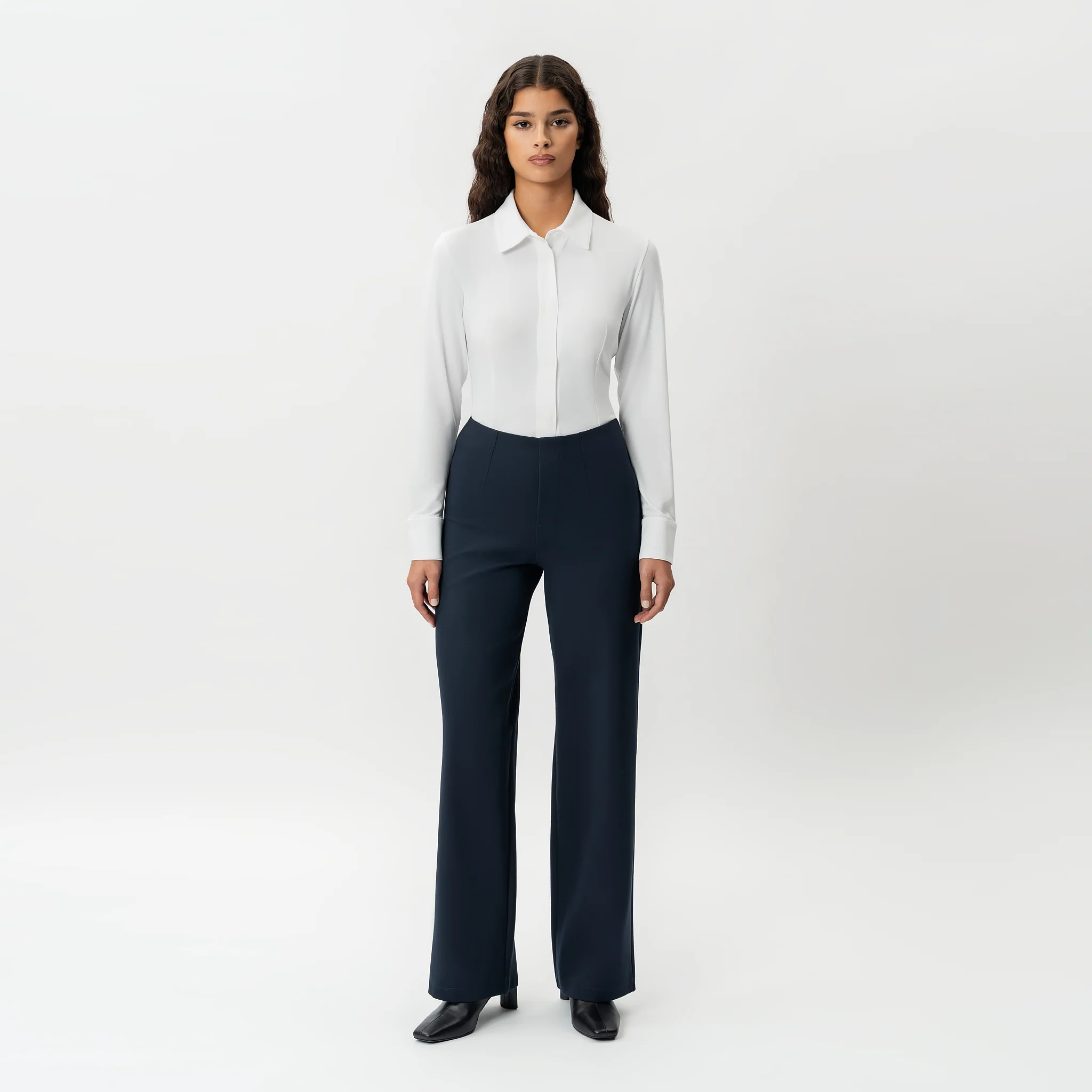 Tailored Ponte Relaxed Trouser - Image 6